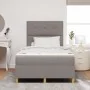 Cama con Box Spring y Colchón Taupe 120x200 cm Tela | Foro24.es | Tu tienda online para hogar, jardín y más Foro24.es
