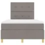 Cama con Box Spring y Colchón Taupe 120x200 cm Tela | Foro24.es | Tu tienda online para hogar, jardín y más Foro24.es