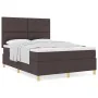 Cama con Base y Colchón Marrón Oscuro 140x190 cm Tela | Foro24.es | Tu tienda online para hogar, jardín y más Foro24.es