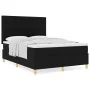 Cama de Muelles con Colchón Negra 140x200 cm Tela de , Camas y somieres - Ref: Foro24-3339625, Precio: 519,67 €, Descuento: %