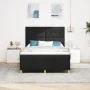 Cama de Muelles con Colchón Negra 140x200 cm Tela de , Camas y somieres - Ref: Foro24-3339625, Precio: 519,67 €, Descuento: %