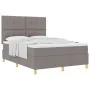 Cama con Somier con Colchón Taupe 140x200 cm Tela | Foro24.es | Tu tienda online para hogar, jardín y más Foro24.es