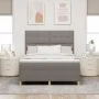 Cama con Somier con Colchón Taupe 140x200 cm Tela | Foro24.es | Tu tienda online para hogar, jardín y más Foro24.es