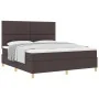 Cama con Base Tapizada con Colchón Marrón Oscuro Super King Tela by , Beds and slatted bases - Ref: Foro24-3339640, Price: 62...