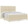 Cama de Muelles con Colchón Beige Super King en Tela de , Camas y somieres - Ref: Foro24-3339642, Precio: 649,39 €, Descuento: %