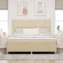 Cama de Muelles con Colchón Beige Super King en Tela de , Camas y somieres - Ref: Foro24-3339642, Precio: 649,39 €, Descuento: %