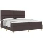 Cama con Box Spring Marrón Oscuro 200x200 cm Tela | Foro24.es | Tu tienda online para hogar, jardín y más Foro24.es