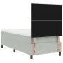Cama con sommier y colchón Gris Claro 90x200 cm Terciopelo | Foro24.es | Tu tienda online para hogar, jardín y más Foro24.es