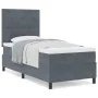 Cama Box Spring con Colchón Gris Oscuro 90x200 cm Terciopelo | Foro24.es | Tu tienda online para hogar, jardín y más Foro24.es