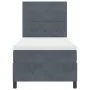 Cama Box Spring con Colchón Gris Oscuro 90x200 cm Terciopelo | Foro24.es | Tu tienda online para hogar, jardín y más Foro24.es
