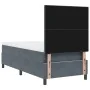 Cama Box Spring con Colchón Gris Oscuro 90x200 cm Terciopelo | Foro24.es | Tu tienda online para hogar, jardín y más Foro24.es