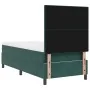 Cama Box Spring con Colchón Verde Oscuro 90x200 cm de Terciopelo by , Beds and slatted bases - Ref: Foro24-3339809, Price: 34...