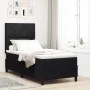 Cama con somier con colchón Negro 100x200 cm Terciopelo by , Beds and slatted bases - Ref: Foro24-3339814, Price: 337,93 €, D...