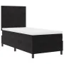 Cama con somier con colchón Negro 100x200 cm Terciopelo by , Beds and slatted bases - Ref: Foro24-3339814, Price: 337,93 €, D...