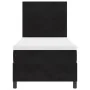 Cama con somier con colchón Negro 100x200 cm Terciopelo by , Beds and slatted bases - Ref: Foro24-3339814, Price: 337,93 €, D...