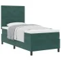 Cama Box Spring con colchón Verde Oscuro 100x200 cm Terciopelo | Foro24.es | Tu tienda online para hogar, jardín y más Foro24.es