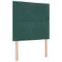Cama Box Spring con colchón Verde Oscuro 100x200 cm Terciopelo | Foro24.es | Tu tienda online para hogar, jardín y más Foro24.es