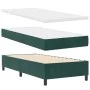 Cama Box Spring con colchón Verde Oscuro 100x200 cm Terciopelo | Foro24.es | Tu tienda online para hogar, jardín y más Foro24.es