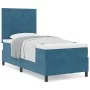 Cama Box Spring con Colchón Azul Oscuro 100x200 cm Terciopelo | Foro24.es | Tu tienda online para hogar, jardín y más Foro24.es