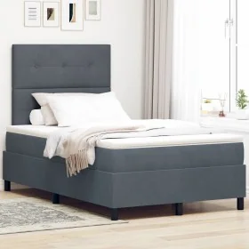 Comprar Cama con Box Spring y Colchón Gris Oscuro