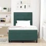 Cama Box Spring con Colchón Verde Oscuro 120x200 cm Terciopelo by , Beds and slatted bases - Ref: Foro24-3339827, Price: 448,...