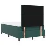 Cama Box Spring con Colchón Verde Oscuro 120x200 cm Terciopelo by , Beds and slatted bases - Ref: Foro24-3339827, Price: 448,...