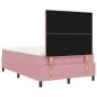 Cama con somier y colchón Rosa 120x200 cm Terciopelo | Foro24.es | Tu tienda online para hogar, jardín y más Foro24.es