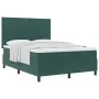 Cama Box Spring con colchón Verde Oscuro 140x190 cm Terciopelo | Foro24.es | Tu tienda online para hogar, jardín y más Foro24.es