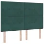 Cama Box Spring con colchón Verde Oscuro 140x190 cm Terciopelo | Foro24.es | Tu tienda online para hogar, jardín y más Foro24.es