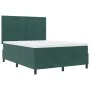 Cama Box Spring con colchón Verde Oscuro 140x190 cm Terciopelo | Foro24.es | Tu tienda online para hogar, jardín y más Foro24.es