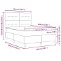 Cama con somier box spring y colchón Gris Claro 140x200 cm Terciopelo | Foro24.es | Tu tienda online para hogar, jardín y más Foro24.es