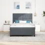 Cama Box Spring con colchón Gris Oscuro 140x200 cm Terciopelo | Foro24.es | Tu tienda online para hogar, jardín y más Foro24.es
