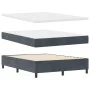 Cama Box Spring con colchón Gris Oscuro 140x200 cm Terciopelo | Foro24.es | Tu tienda online para hogar, jardín y más Foro24.es