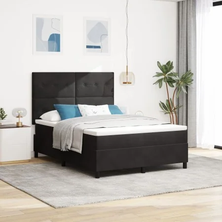 Cama con Colchón Box Spring Negro 160x200 cm Terciopelo | Foro24.es | Tu tienda online para hogar, jardín y más Foro24.es
