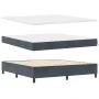 Cama con somier y colchón Gris oscuro Super King Terciopelo | Foro24.es | Tu tienda online para hogar, jardín y más Foro24.es