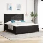 Cama Box Spring con Colchón Negro Super Rey Terciopelo | Foro24.es | Tu tienda online para hogar, jardín y más Foro24.es