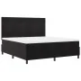 Cama Box Spring con Colchón Negro Super Rey Terciopelo | Foro24.es | Tu tienda online para hogar, jardín y más Foro24.es