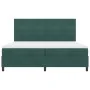 Cama Box Spring con Colchón Verde Oscuro 200x200 cm Terciopelo | Foro24.es | Tu tienda online para hogar, jardín y más Foro24.es