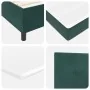 Cama Box Spring con Colchón Verde Oscuro 200x200 cm Terciopelo | Foro24.es | Tu tienda online para hogar, jardín y más Foro24.es