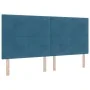 Cama Box Spring con Colchón Azul Oscuro 200x200 cm Terciopelo | Foro24.es | Tu tienda online para hogar, jardín y más Foro24.es
