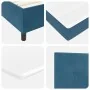 Cama Box Spring con Colchón Azul Oscuro 200x200 cm Terciopelo | Foro24.es | Tu tienda online para hogar, jardín y más Foro24.es