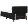 Cama Box Spring de con Colchón Negro 100x200 cm de Tela von , Betten und Lattenroste - Ref: Foro24-3339949, Preis: 333,79 €, ...