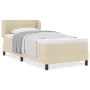 Estructura de Cama con Colchón Crema Tejido 100 x 200 cm by , Beds and slatted bases - Ref: Foro24-3339952, Price: 324,20 €, ...