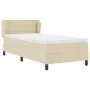 Estructura de Cama con Colchón Crema Tejido 100 x 200 cm by , Beds and slatted bases - Ref: Foro24-3339952, Price: 324,20 €, ...