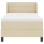 Estructura de Cama con Colchón Crema Tejido 100 x 200 cm by , Beds and slatted bases - Ref: Foro24-3339952, Price: 324,20 €, ...