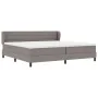 Cama Box Spring con Colchón Taupe 200x200 cm Tela | Foro24.es | Tu tienda online para hogar, jardín y más Foro24.es