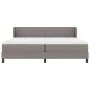 Cama Box Spring con Colchón Taupe 200x200 cm Tela | Foro24.es | Tu tienda online para hogar, jardín y más Foro24.es