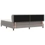 Cama Box Spring con Colchón Taupe 200x200 cm Tela | Foro24.es | Tu tienda online para hogar, jardín y más Foro24.es