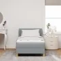 Cama Box Spring con Colchón Gris Claro 90x200 cm Tela by , Beds and slatted bases - Ref: Foro24-3340129, Price: 321,07 €, Dis...