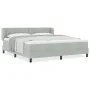 Cama con somier y colchón Gris Claro 180x200 cm Terciopelo | Foro24.es | Tu tienda online para hogar, jardín y más Foro24.es